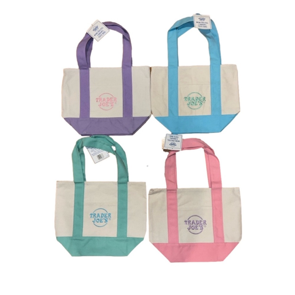 Canvas Tote Bag - Pastel Green